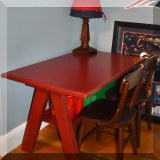 F15. Child-sized table with 2 chairs. 22&rdquo;h x 40&rdquo;w x 24&rdquo;d 